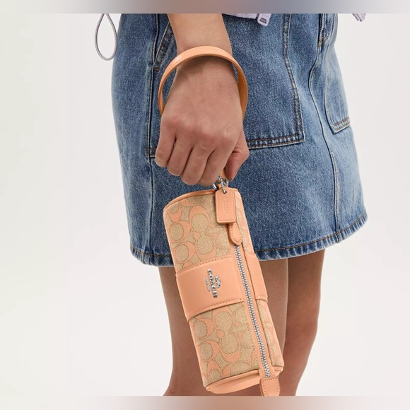 COACH NOLITA BARREL BAG IN SIGNATURE JACQUARD- NWT - Picture 3 of 5